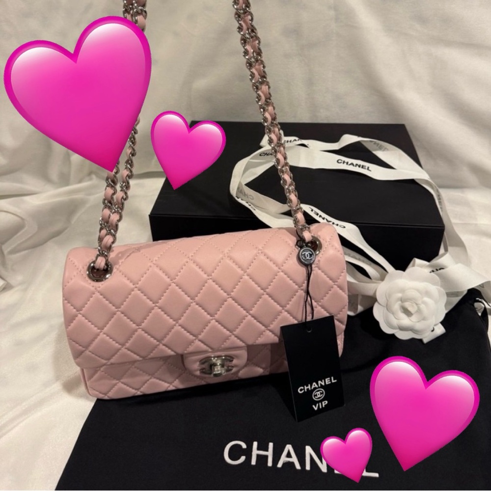 Pink Quilted Women Bag - Picture 2 of 10
